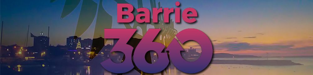 Barrie 360 Logo with spirit catcher background